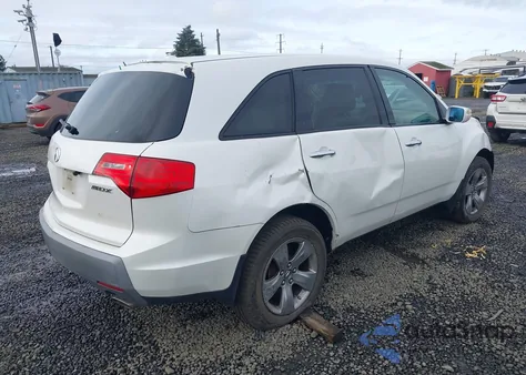 2008 Acura Mdx Sport Package from USA, damaged, VIN 2HNYD28718H554699
